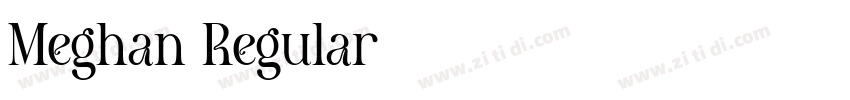 Meghan Regular字体转换